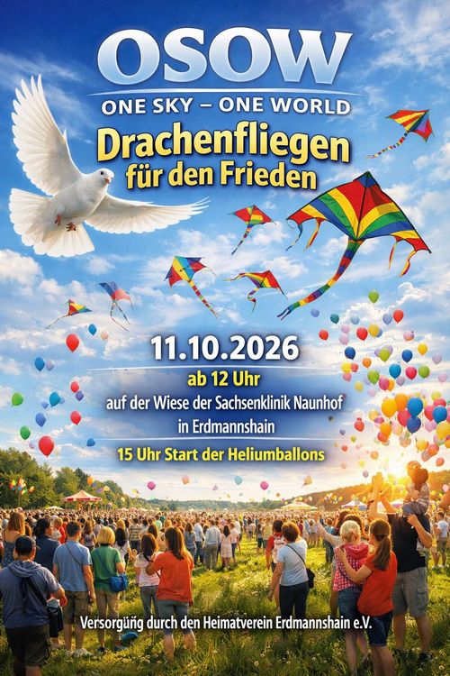 One Sky One World Drachenfest 2026 in Erdmannshain
